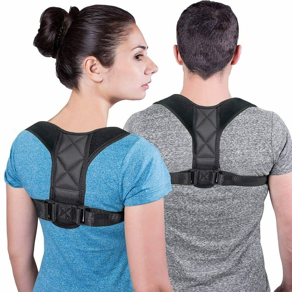 Posture Corrector Men Women Upper Back Pain Brace Clavicle Support Straightener